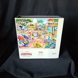 Boardwalk jigsaw puzzle;  The Zoo by James Poai;  1000 pcs