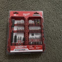 Milwaukee 45pcs SHOCKWAVE Impact Duty Alloy Steel Screw Driver Bit Set