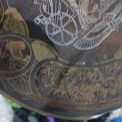 A beautiful bronze original Persian and Egyptian book of Life and kings queens and way of living