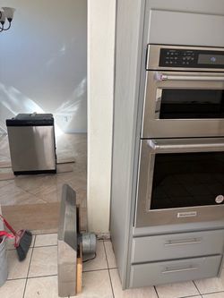 Dishwasher microwave and oven stainless