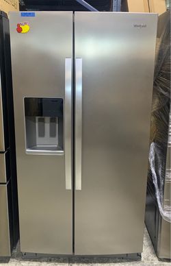 Whirlpool Side-by-Side Refrigerator with Ice Dispenser