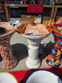 💥Talavera Birdbath 🐦 💥 Talavera and Clay Pottery Store In Norwalk CA 90650.