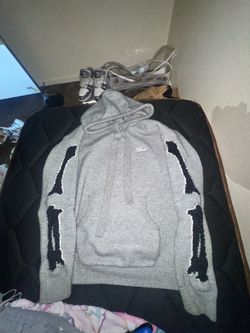 Gray Amiri skeleton winter Hoodie
