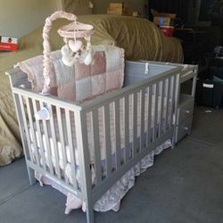 Oxford Baby Crib &  Set