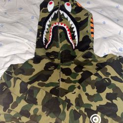 Bape 1st camo Full Zip Hoodie  Size L