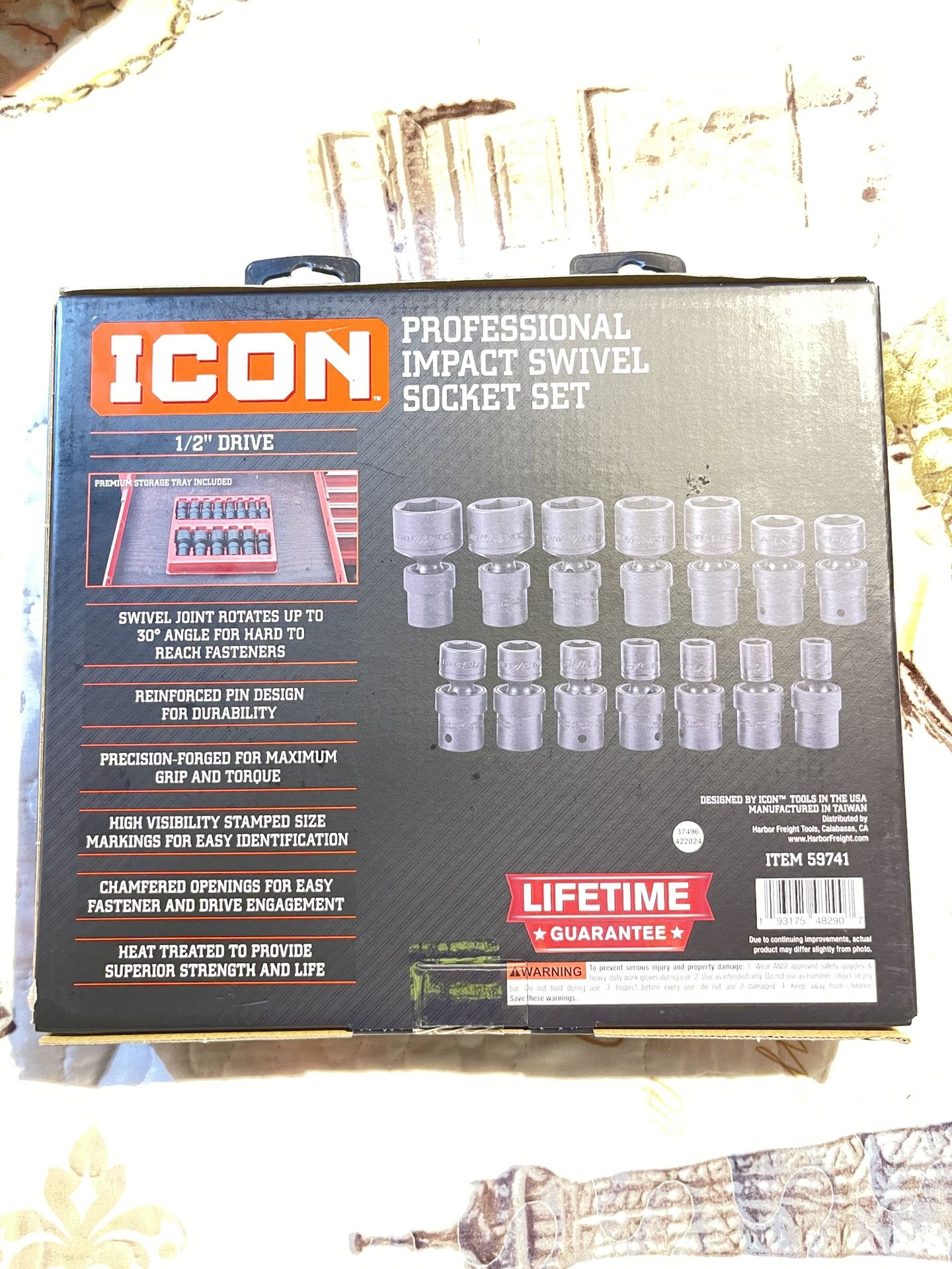 ICON sockets set 1/2in