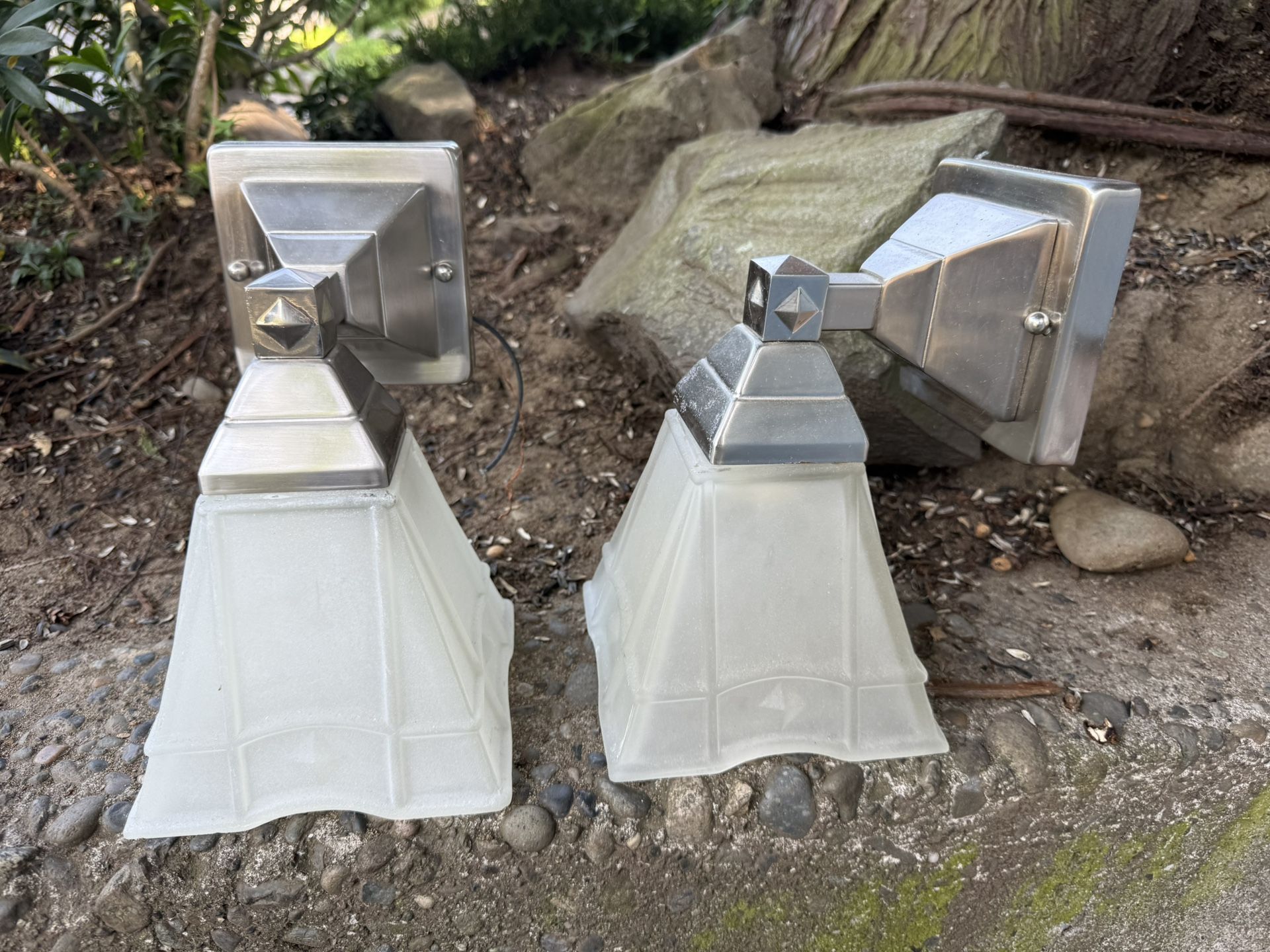 Two Exterior Light Fixtures