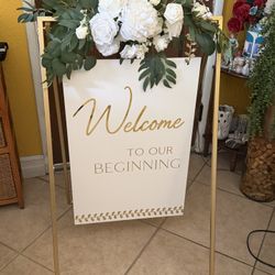 Welcome Sign For Wedding