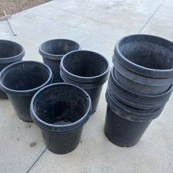 Plastic Plant Pots ($5 a Piece)