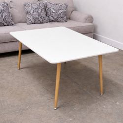 Minimalist White Dining Table / Desk