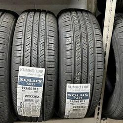 195/65R15 Kumho Set Of 4 New Tires