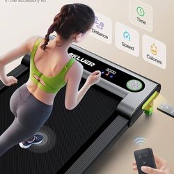 Incline Treadmill for Home, 2.5 HP Under Desk Small Treadmill with Remote Control, Small Treadmill with LED Display
