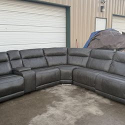 6 PIECE SECTIONAL RECLINER 