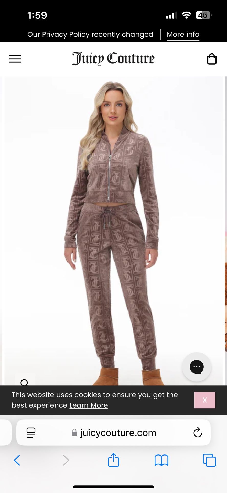 Juicy Couture Jogger And Bomber Jacket
