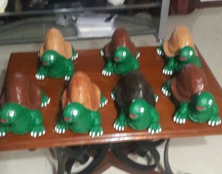 Tortugas en cemento