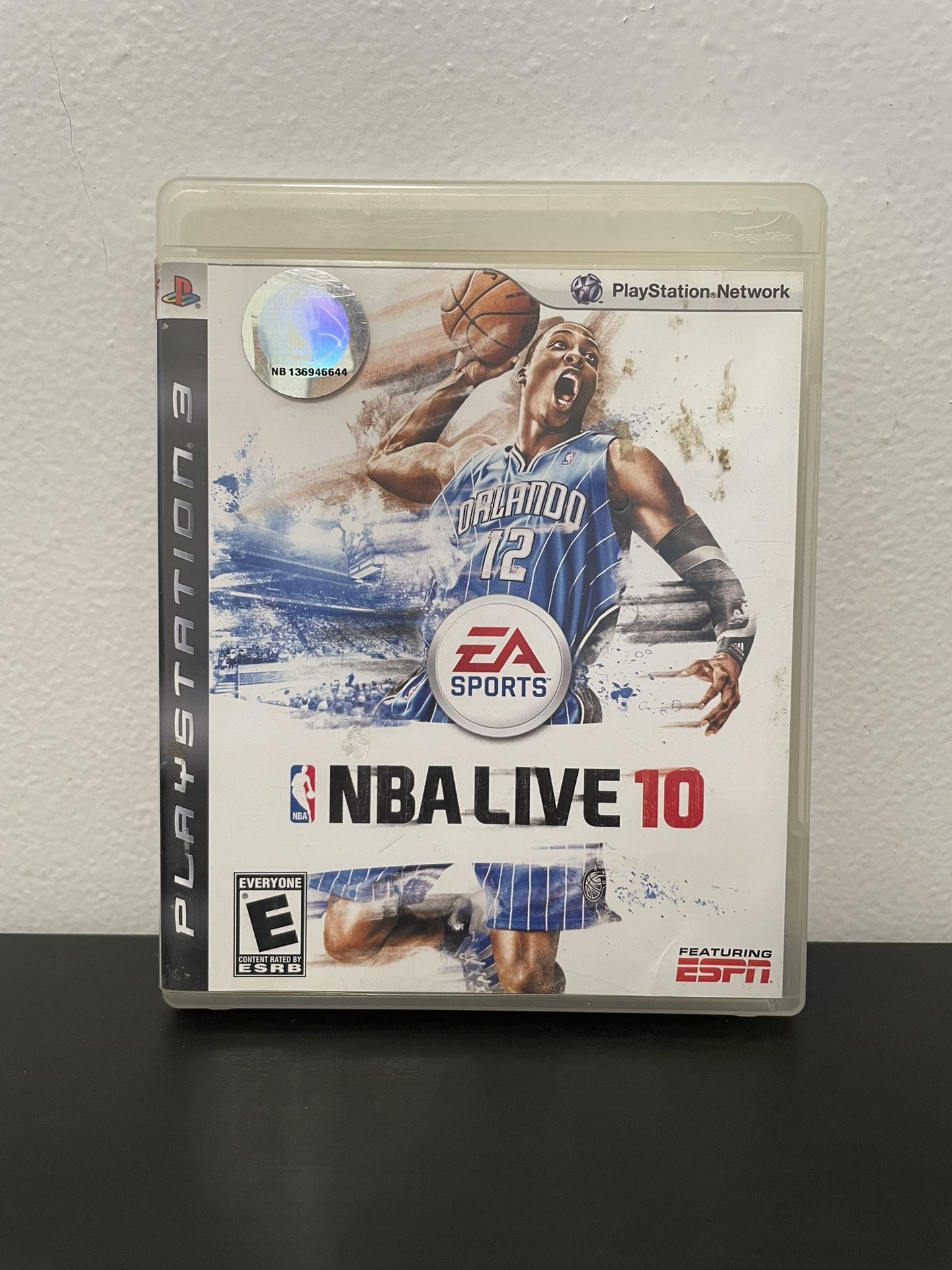 NBA Live 10 PS3 Sony PlayStation 3 Like New Basketball Video Game ESPN