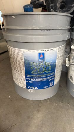 5 galon white paint semi gloss