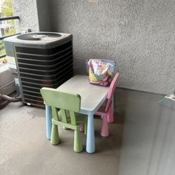 IKEA Kids Play Table + 3 Chairs