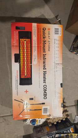 Heat Storm Quick Mount Infrared Heater Combo