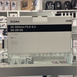 Sigma 60-600mm F4.5-6.3 Lens For Sony