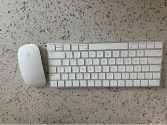 Apple keyboard and mouse