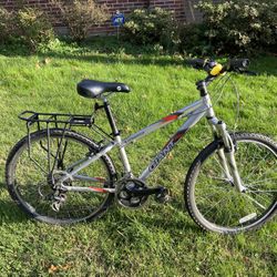 Giant Boulder SE mountain 14" frame 21 speed 26" wheels bike