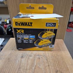 NEW Dewalt 20V Max XR Powerstack 5ah 2 Battery Pack DCBP520-2