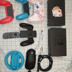 Nintendo Switch With Game An Accessories