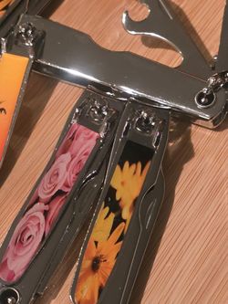 Floral Print Nail Clippers Set