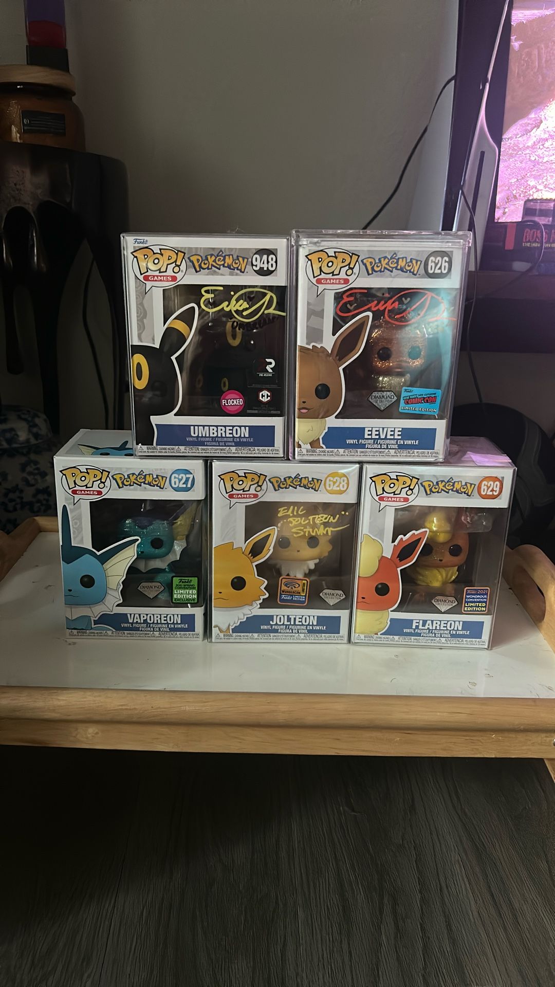 Diamond Eeveelutions Funko Pops