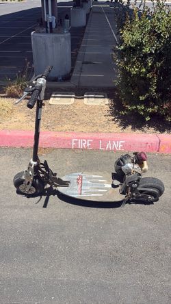 Gas motor scooter