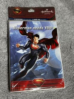 Superman Needs You Invites
