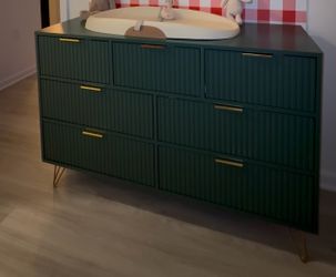 Green dresser