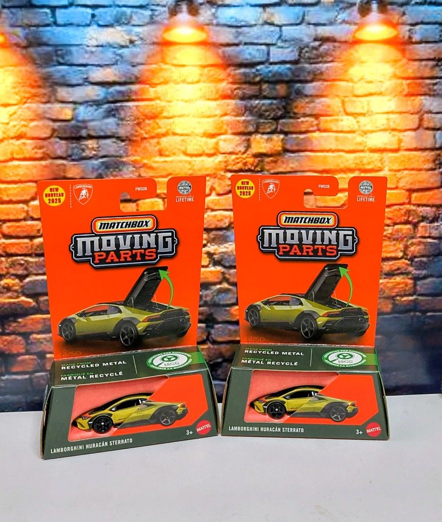 2025 Matchbox Moving Parts #44 Lamborghini Huracán Sterrato MATTE LIME $12 Each
