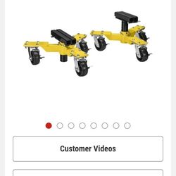 Pinch Weld Car Dollies