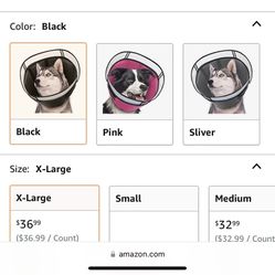 INKZOO Dog Cone Collar for After Surgery, Soft Pet Recovery Collar for Dogs and Cats, Adjustable Cone Collar Protective Collar for Large Medium Small 