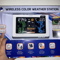 Wireless Weather Station And Clock 