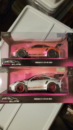 Jada Pink Slips Porsche 911 GT3 RS 992 Die-Cast Set of 2