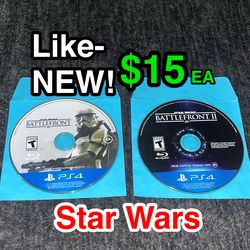 🌌 Star Wars Battlefront PS4 Games – Like New – $15 Each (1 & 2)