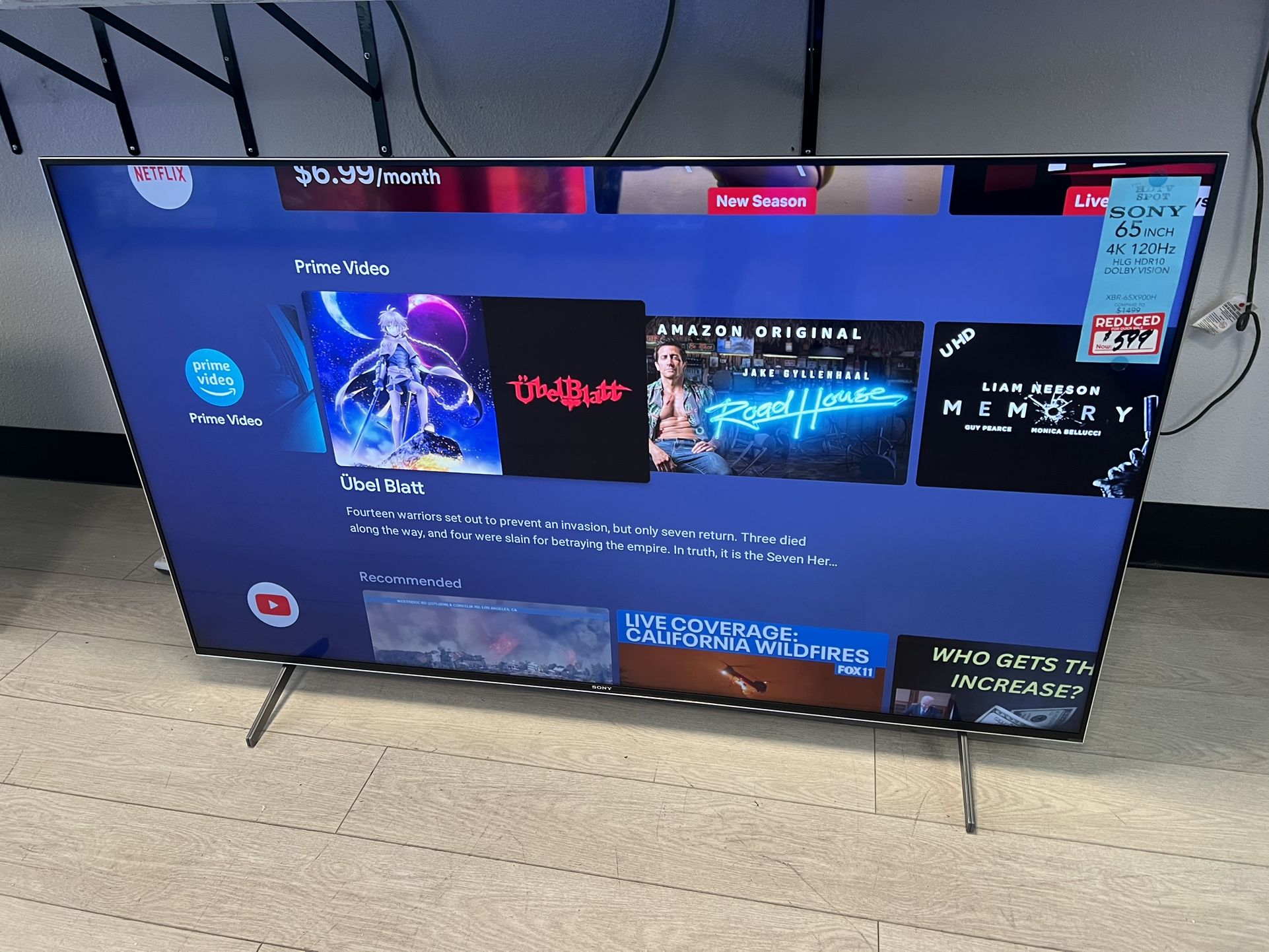 Sony Xbr 65x900h Sony 65 Class X900H Series LED 4K UHD Smart