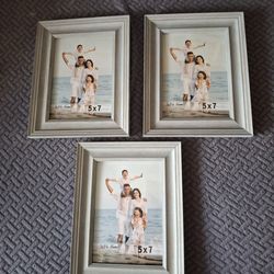 Three Brand New 5x7 Photo Frames