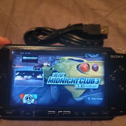 Playstation Psp 1000 Series Modded Video Game Console 