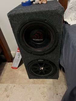 1/12 kicker and 1/12 massive subwoofer