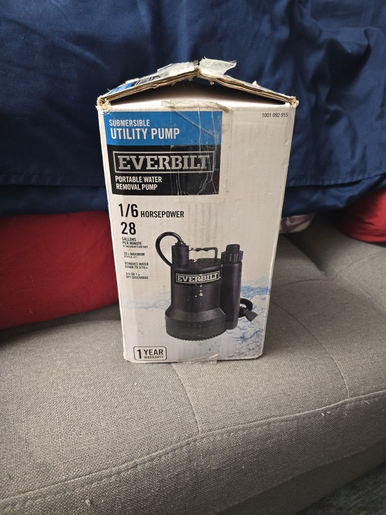 EVERBILT PORTABLE WATER REMOVAL-PUMP