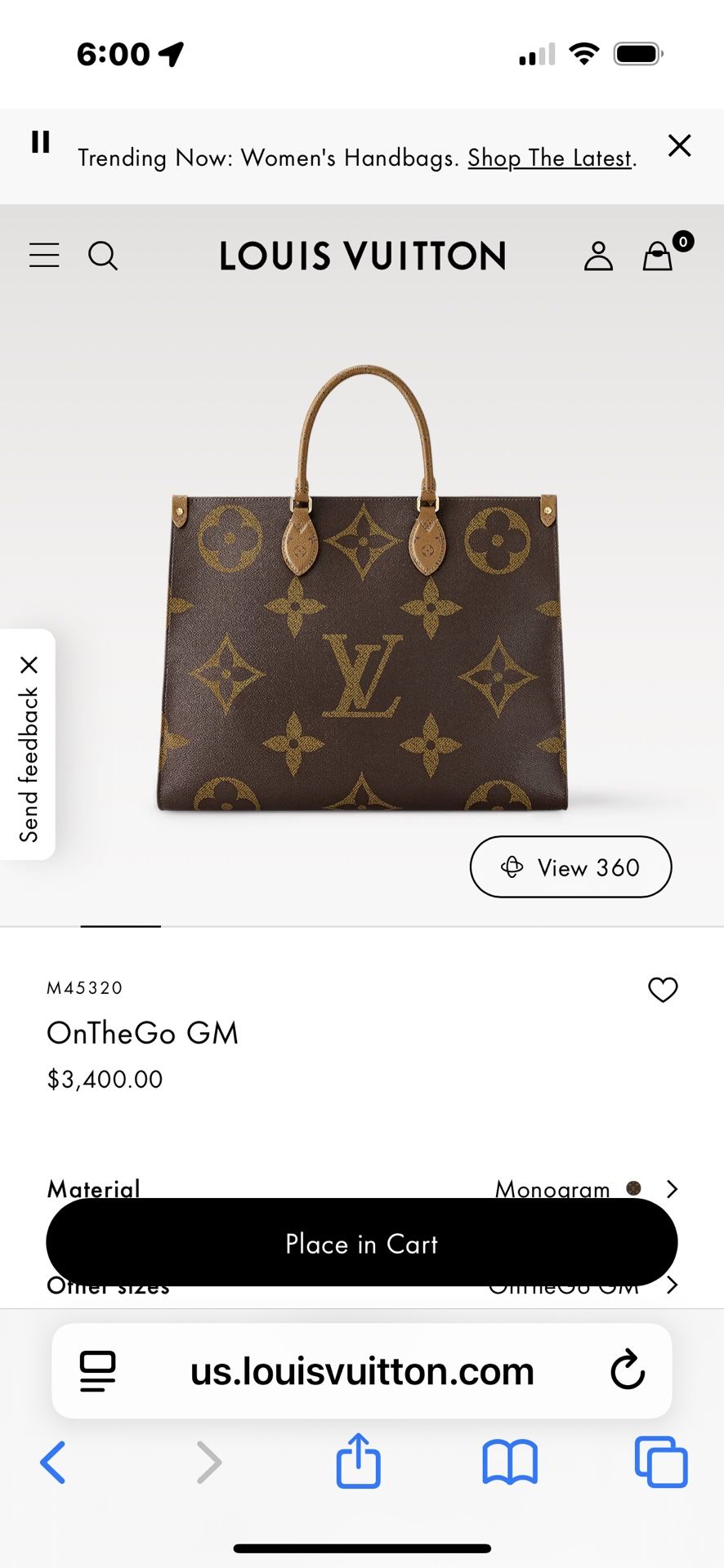 Louis Vuitton - OnTheGo MM