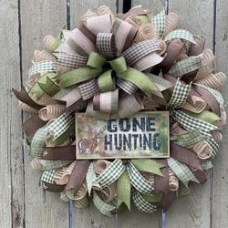 Gone Hunting Wreath