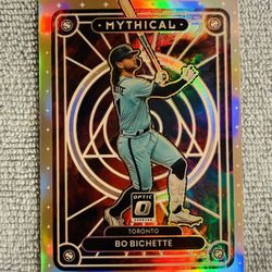 Bo Bichette Toronto Blue Jays 2022 Panini Donruss Optic Mythical Holo Silver Prizm!