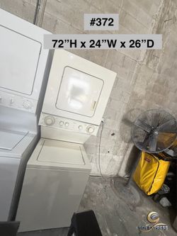 Whirlpool combo 24”W stackable washer and dryer top load electric (#372) SEE PRICE DESCRIPTION