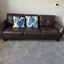 2 Piece Leather Couch
