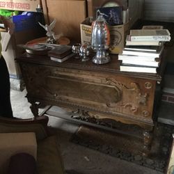 Antique cedar cabinet